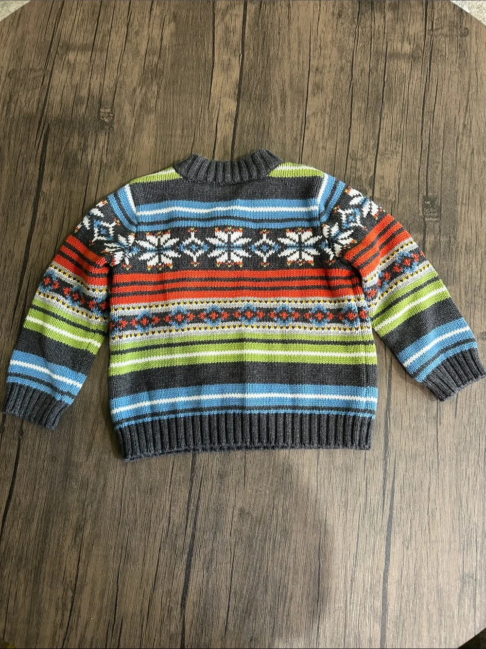 Gymboree Striped Fair Isle Sweater size 18-24 months